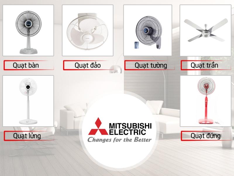 Các loại quạt của Mitsubishi