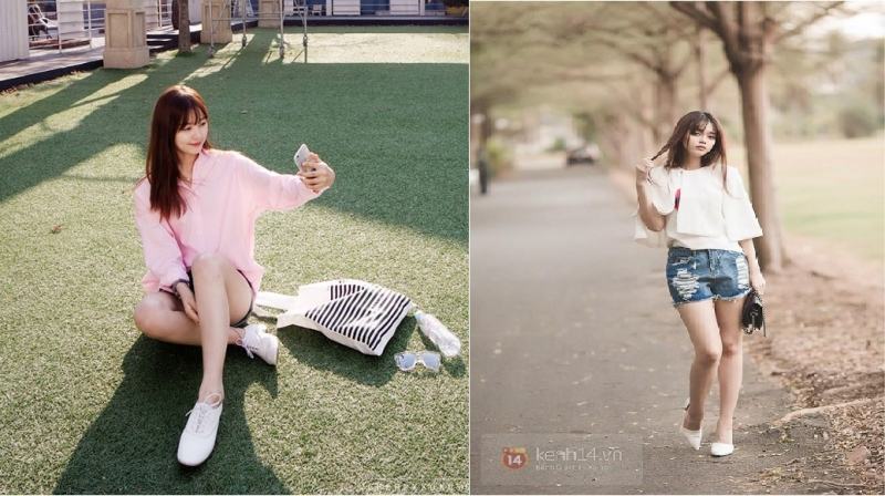 Short jeans là kiểu quần không thể thiếu trong tủ đồ của các cô nàng