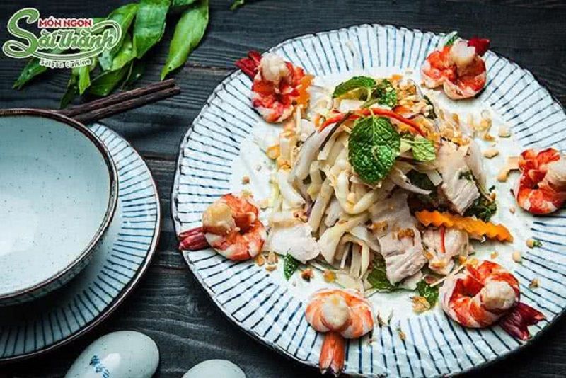 Món ăn được chăm chút đẹp mắt