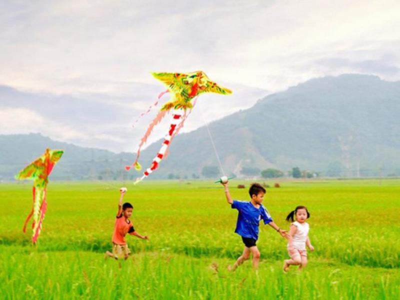Mùa hè là thời gian vui chơi của những đứa trẻ