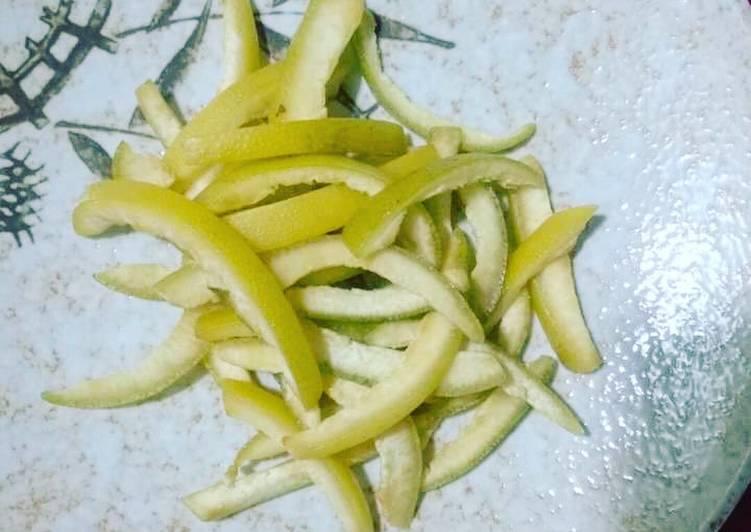 Món mứt bưởi ngon và lạ
