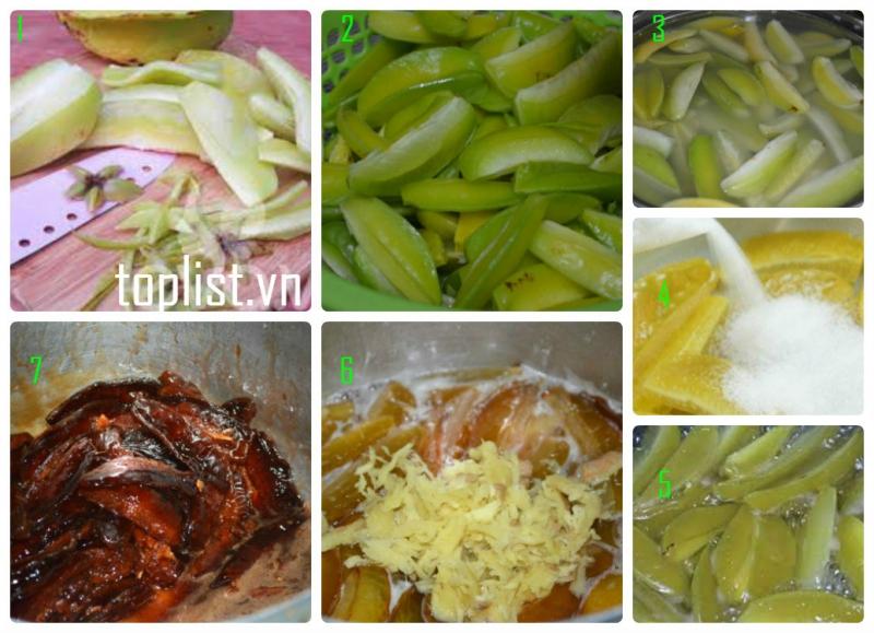 Cách làm mứt khế lạ mà ngon