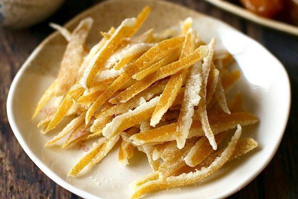 Mứt vỏ bưởi