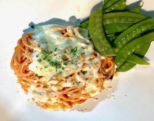 Mì Ý bò sốt phô mai đút lò - Bonjour Resto'