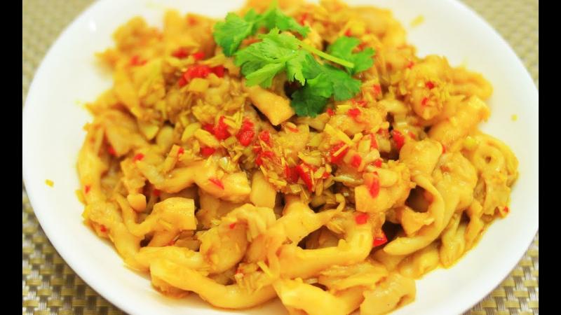 Nấm bào ngư xào sả ớt