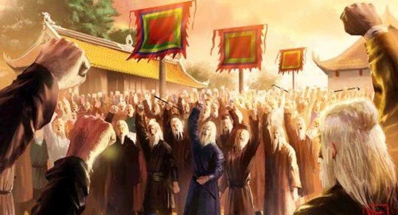 Hình ảnh Hội thề Lũng Nhai Lê Lợi cùng các tướng lĩnh