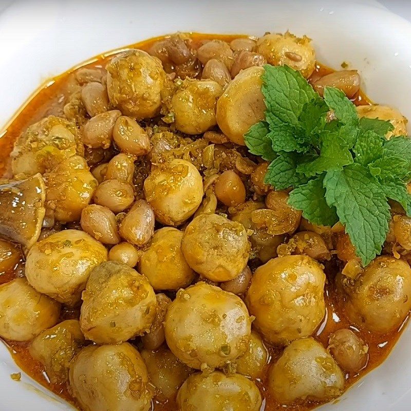 Nấm rơm xào lăn