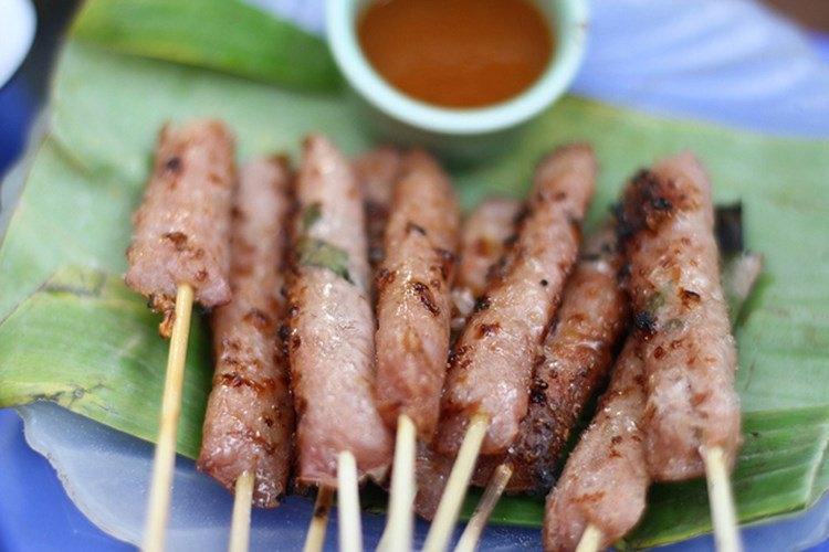 Nem chua nướng Ấu Triệu