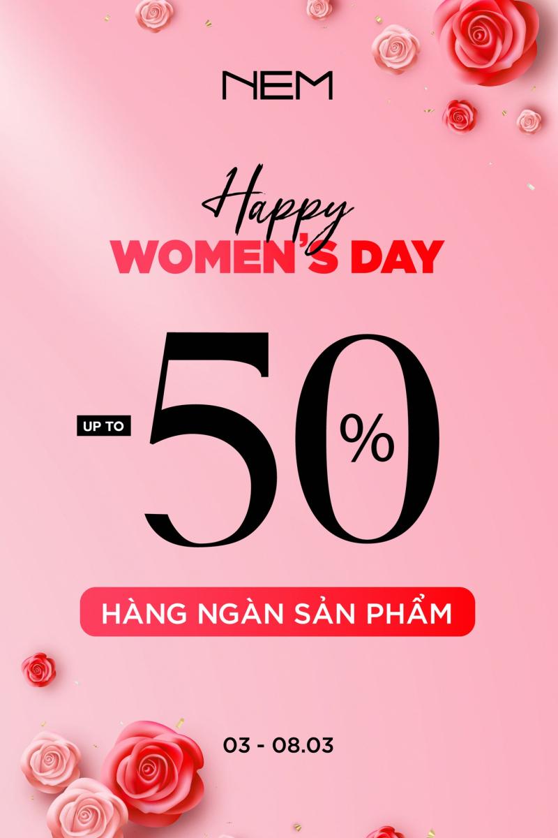 Chương trình khuyến mãi 8/3 của NEM Việt Nam