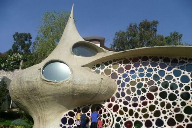 Ngôi nhà vỏ ốc ở thành phố Mexico