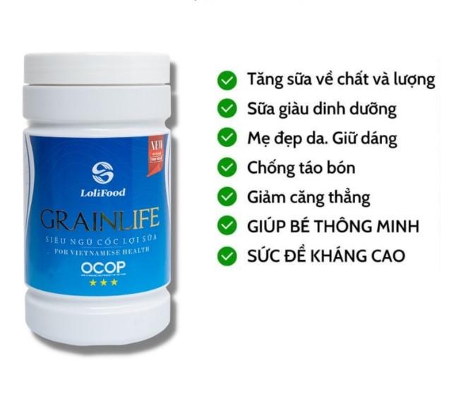 Ngũ cốc siêu lợi sữa Grailife Lolifood