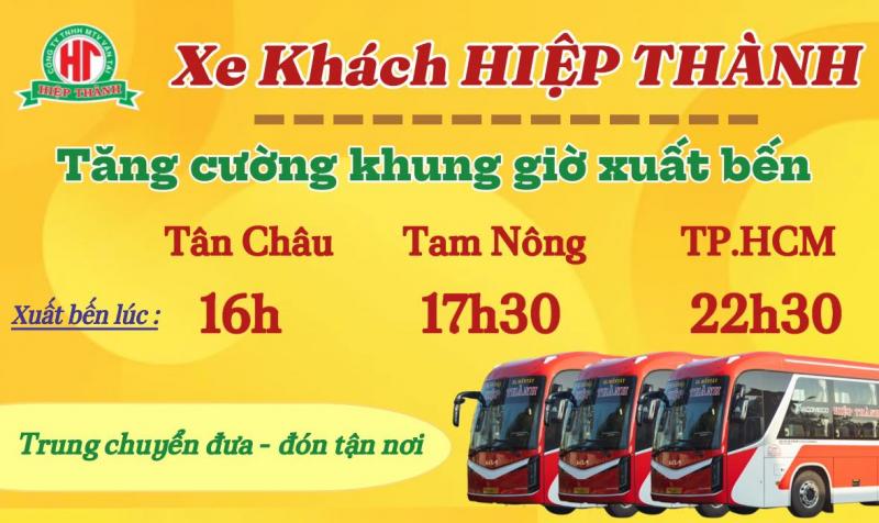 Nhà xe Hiệp Thành uy tín, chất lượng, hiện đại