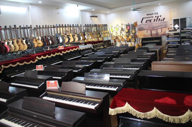 Showroom nhạc cụ Cecilia lớn nhất Hà Nội