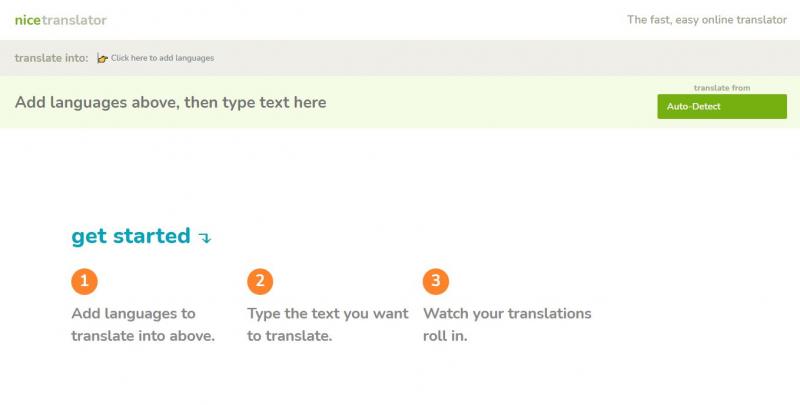 Website của Nicetranslator