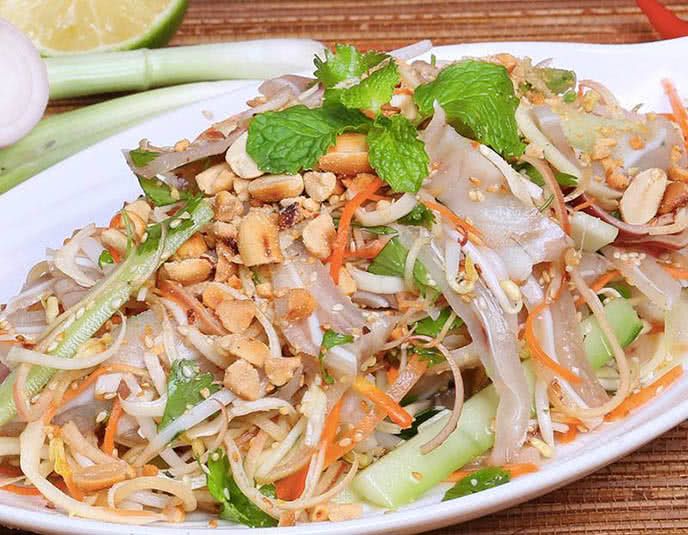 Nộm hoa chuối tai heo