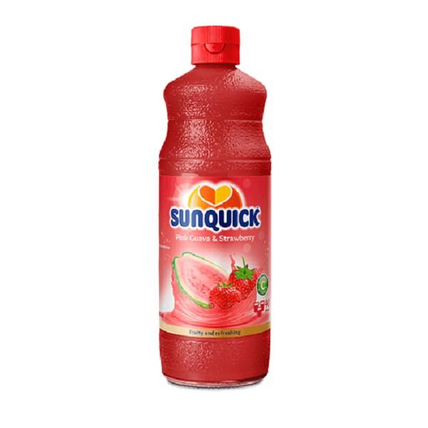 Nước ép Sunquick hỗn hợp ổi & dâu 700ml
