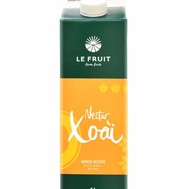 Nước ép trái cây nectar xoài Le Fruit hộp 1L