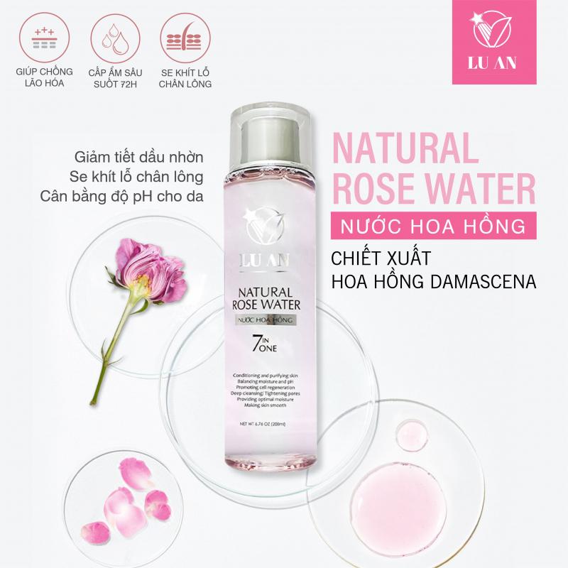 NƯỚC HOA HỒNG V LU AN NATURAL ROSE WATER 7IN1