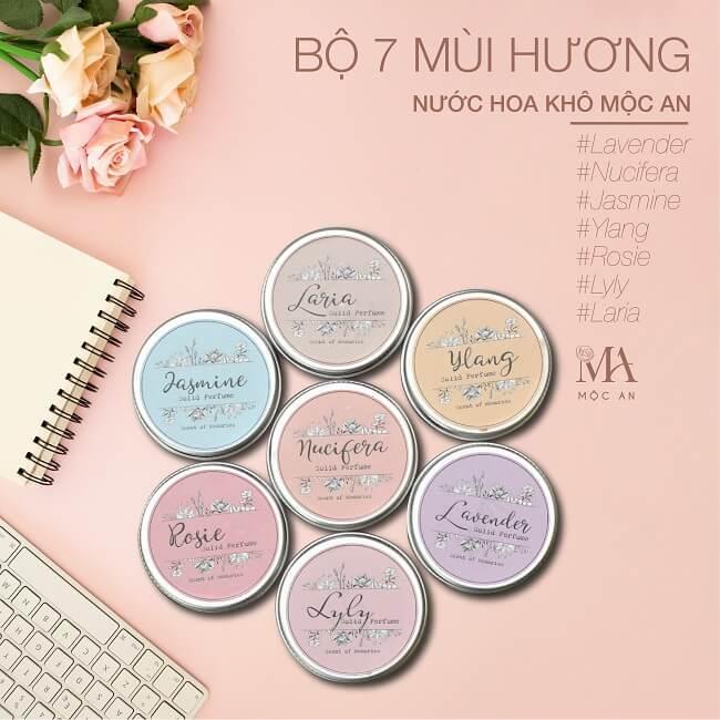 Nước hoa khô dạng sáp Cococherry Mộc An