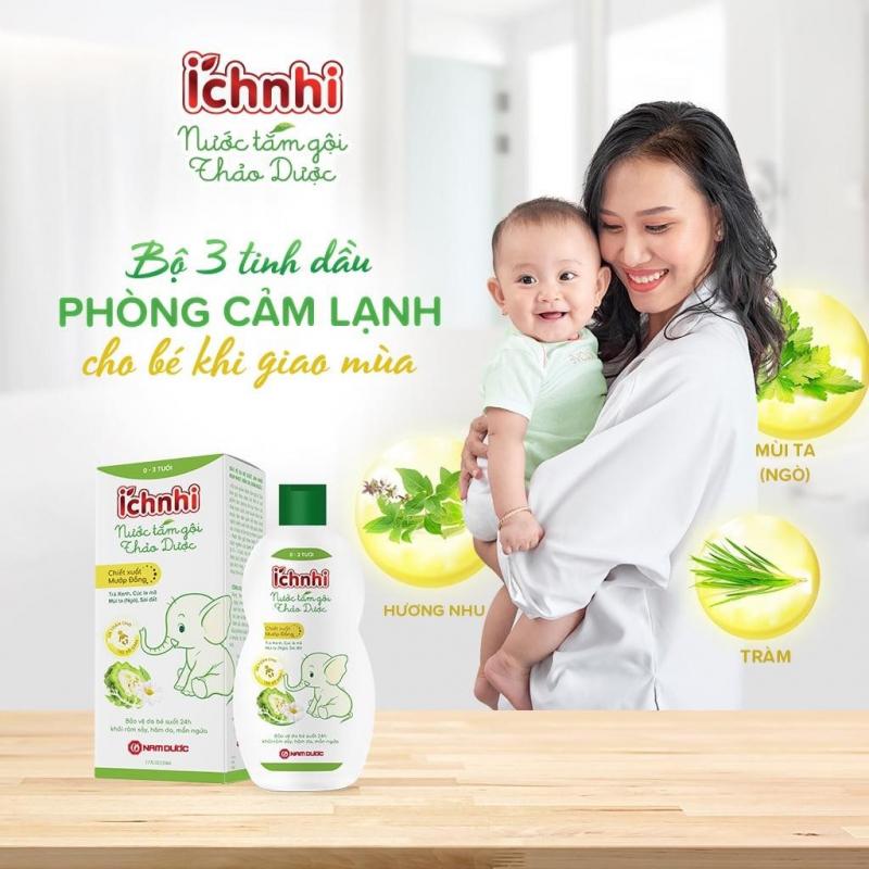 Nước tắm gội thảo dược Ích Nhi