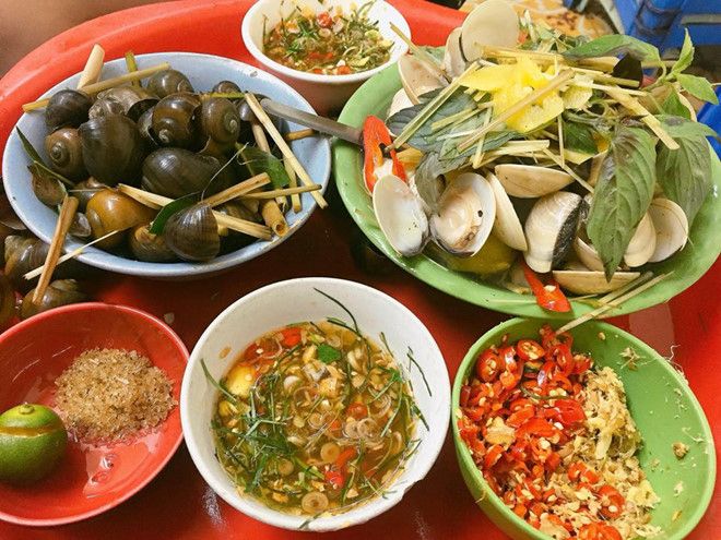 Món ốc luộc