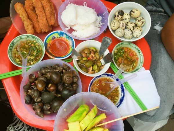 Ốc núi là món đặc sản của người dân Nga Sơn