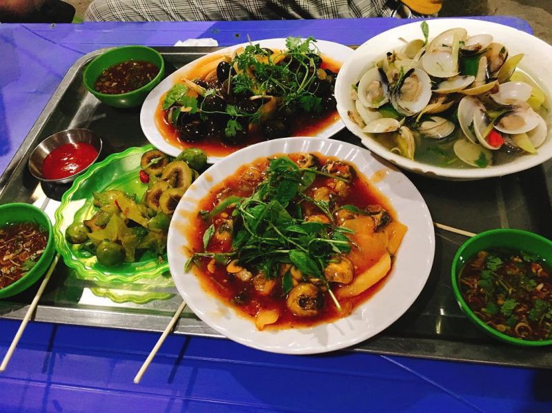 Ốc chiên Dì Thái