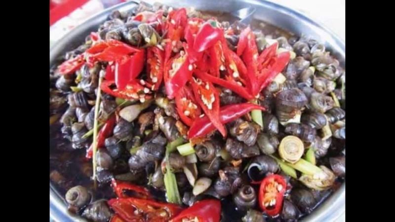 Ốc hút thơm ngon, cay nồng