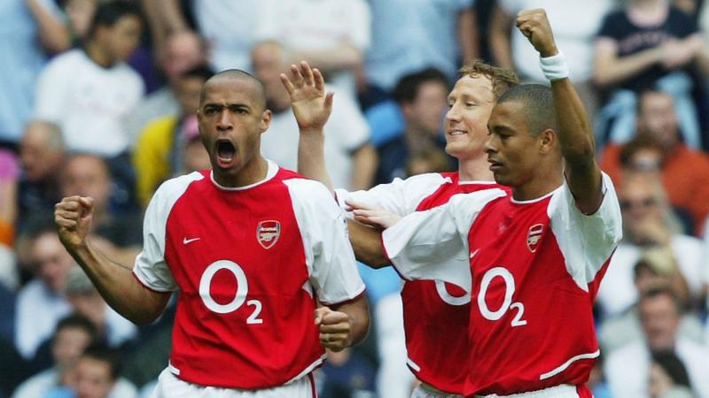 Patrick Vieira và Gilberto Silva