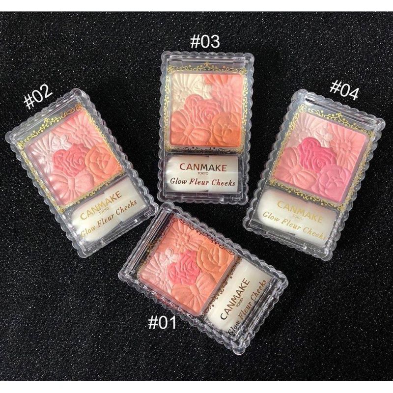 Phấn má Canmake Glow Fleur Cheeks