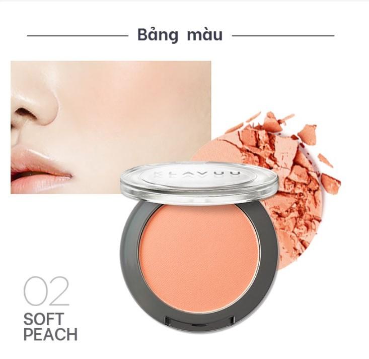 Phấn má hồng Klavuu Urban Pearlsation Natural Powder Blusher