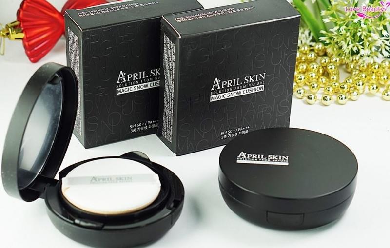 Phấn nước April Skin Magic Snow Cushion