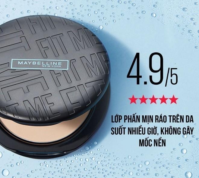 Phấn phủ kiềm dầu Maybelline New York Fit Me Compact SPF32 PA+++