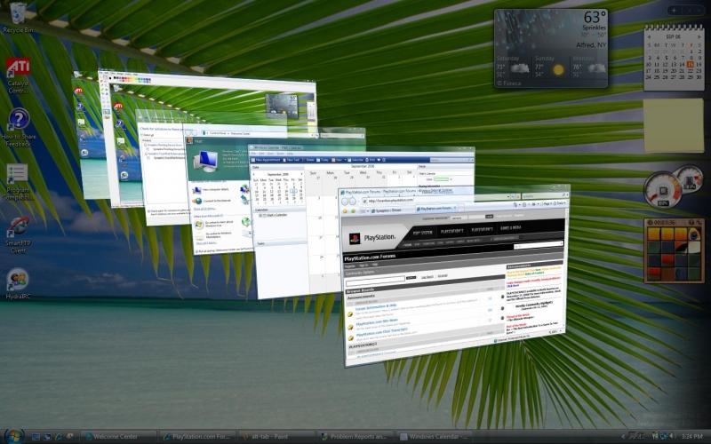 Chuyển cửa sổ với phong cách 3D cực đẹp