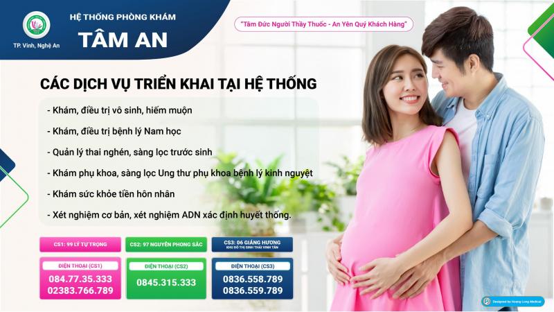 Phòng Khám Sản Khoa - Hiếm Muộn Vô Sinh TÂM AN