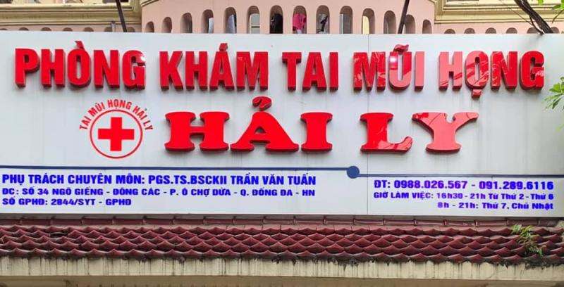Phòng khám Tai Mũi Họng Hải Ly - BS Tuấn