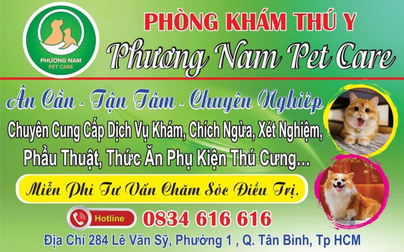 Phòng Khám Thú Y Phương Nam Pet Care