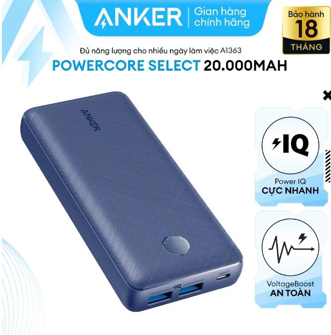 Pin sạc dự phòng Anker PowerCore Select 20000mAh A1363