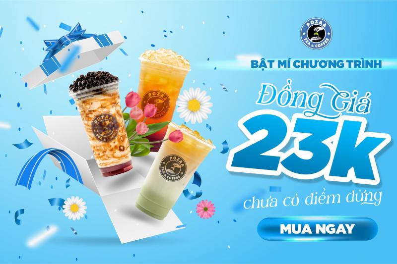 Pozaa Tea sở hữu hơn 40 thức uống khác nhau
