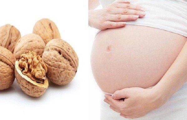 Quả óc chó tốt cho bà bầu