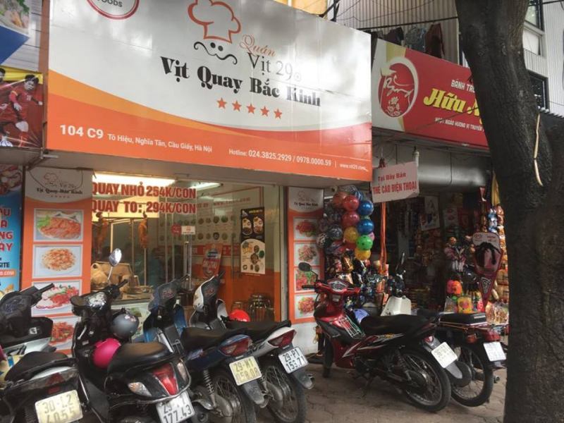 Địa chỉ quán Vịt 29