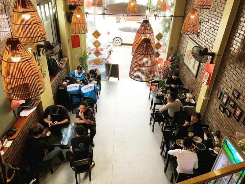 Không gian tầng 1 Quán Xưa