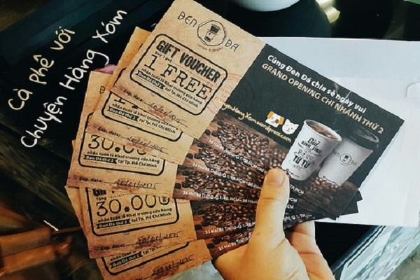 Phát hành các voucher cho khách