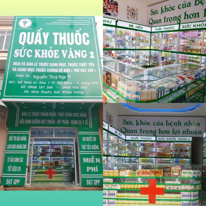 Quầy thuốc Sức Khỏe Vàng