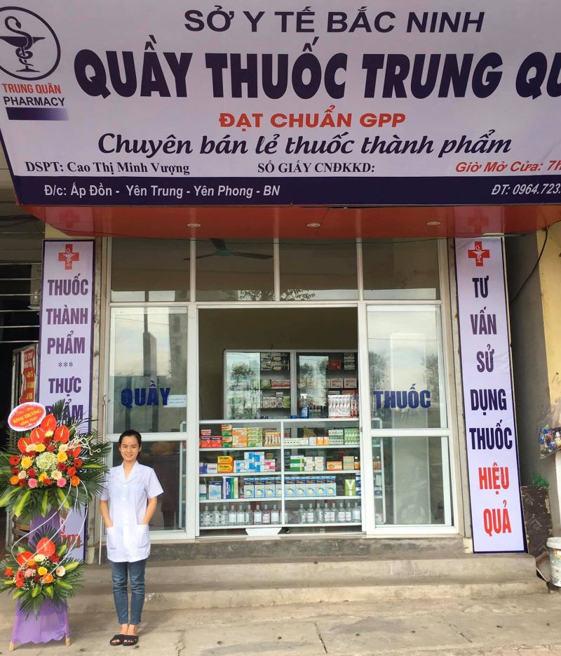 Quầy thuốc Trung Quân