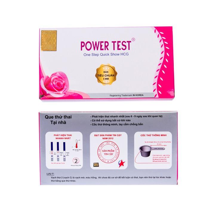 Que test thử thai nhanh Power Test