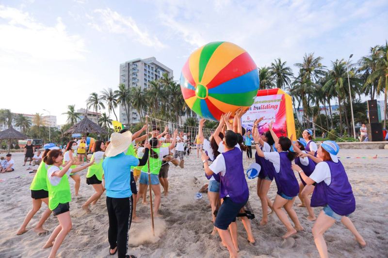 Hoạt động team building của Quy Nhơn Teambuilding