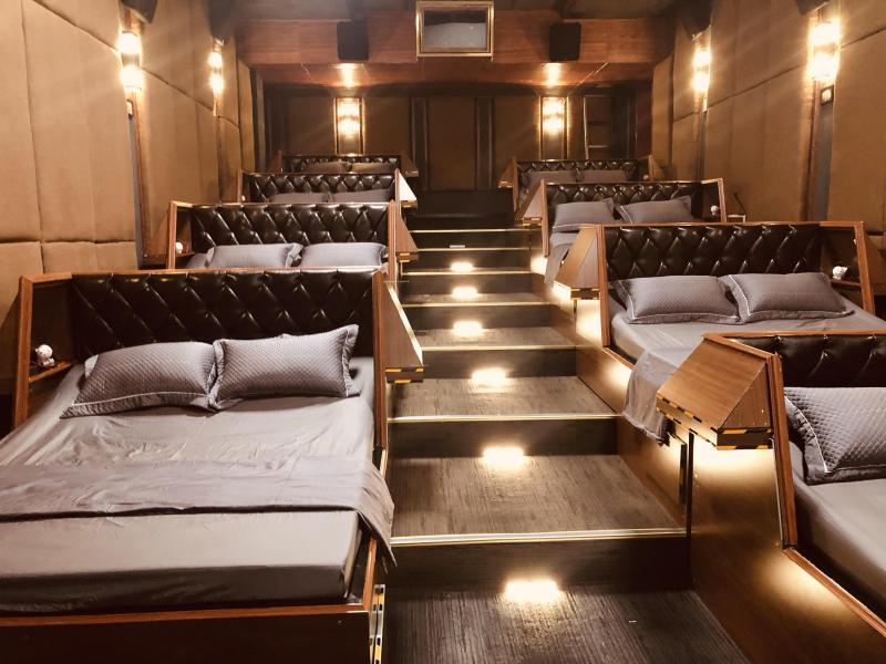 Không gian phòng chiếu giường nằm của RameStar Cinema