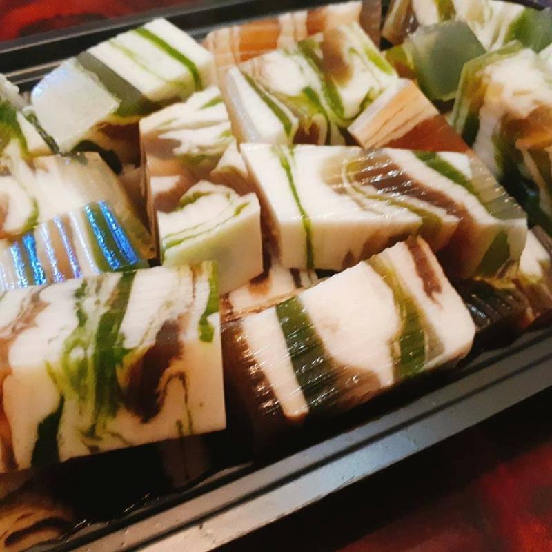 Rau câu sơn thủy - Bánh Quê