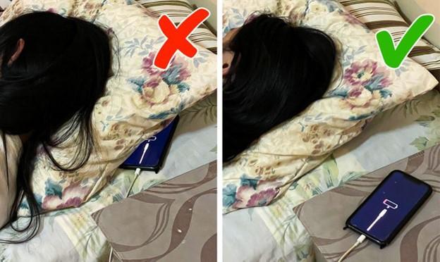 Sạc pin không đúng cách